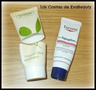 Mis favoritos de belleza de los últimos meses Bálsamo ungüento oliva Ziaja y Bálsamo Aquaphor de Eucerin
