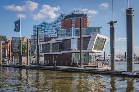 Casas Flotantes Minimalistas en el Puerto de Hamburgo