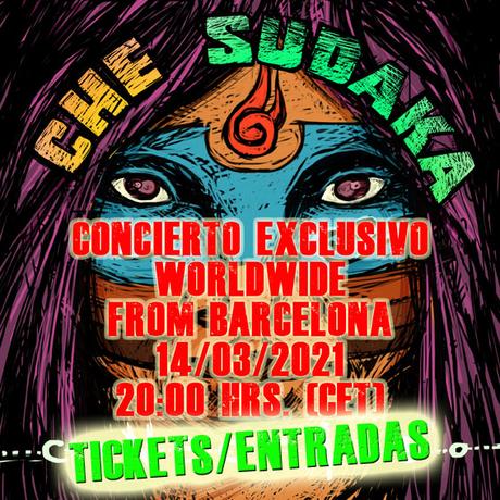 CHE SUDAKA: Anuncia un concierto en streaming especial y solidario, en sustitución de su cancelado SUDAKA: Anuncia concierto streaming especial solidario, sustitución cancelado