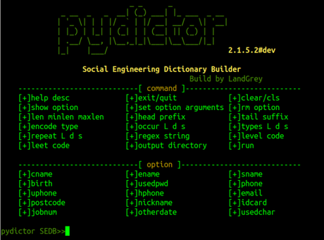 Generación de diccionarios para fuerza bruta con PyDictor
