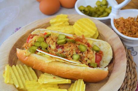 Las delicias de Mayte, perrito caliente especial, hot dog house, receta perritos new york, perrito caliente, hot dog recetas, hot dog receta, perrito caliente diferente, hot dog,