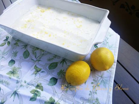 Tarta de galletas y crema de limón sin horno