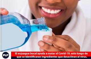 Alentador: ENJUAGUE BUCAL REDUCE LAS PARTÍCULAS DE SARS-COV-2…