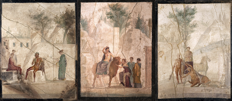 Pinacotheca, las pinturas de la domus en la antigua Roma