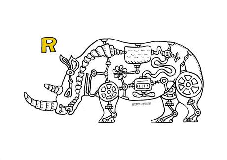 Dibucedario 2021 / 20 / Rinoceronte