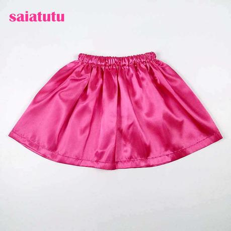 Falda De Satin Para Nina Verde