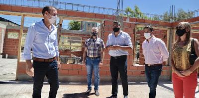 Gutiérrez anunció una base para el SIEN y recorrió obras