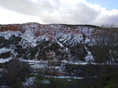 Imágenes de la nieve en Puebla de Valles