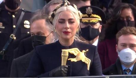 Lady Gaga en la investidura de Joe Biden