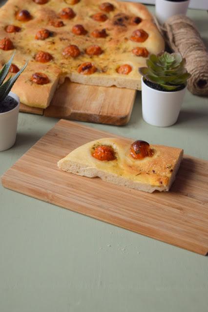 Focaccia de Tomates Cherry