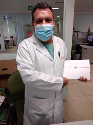 RECIBE PERSONAL MÉDICO DEL ISSEMYM CARTAS DE AGRADECIMIENTO Y SOLIDARIDAD FRENTE A PANDEMIA POR COVID-19