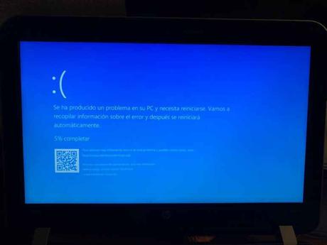 Se encuentra (otro) fallo en Windows que reiniciando se soluciona. Se encuentra (otro) fallo en Windows que reiniciando se soluciona.