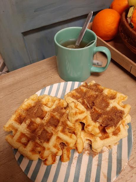 GOFRES CON CANELA