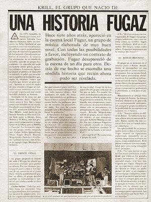 Krill, el Grupo que Nació de una Historia Fugaz Krill, el Grupo que Nació de una Historia Fugaz