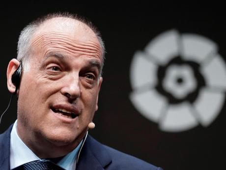 Javier Tebas: 'En esta situación no se puede plantear una vuelta a los estadios' Javier Tebas: 'En esta situación no se puede plantear una vuelta a los estadios'
