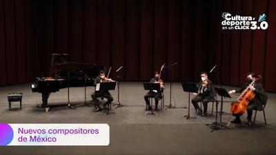 PRESENTA CULTURA Y DEPORTE EN UN CLICK 3.0, PIEZAS ORQUESTALES DE NUEVOS COMPOSITORES MEXICANOS