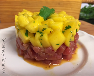 TARTAR DE ATÚN CON MANGO