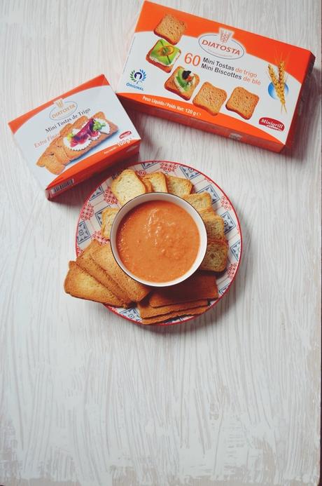 Paté de pimientos y nueces con Degustabox