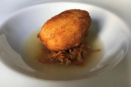 Croquetas de cocido con reducción de su caldo Croquetas de cocido con reducción de su caldo
