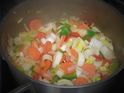 Cinta de lomo en salsa de verduras Cinta de lomo en salsa de verduras