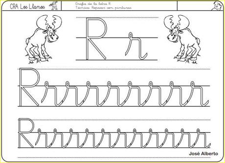 Aprendo a leer y a escribir. La R