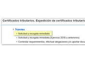 Como solicitar certificado tributario IRPF