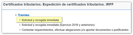 Como solicitar un certificado tributario de IRPF Como solicitar un certificado tributario de IRPF
