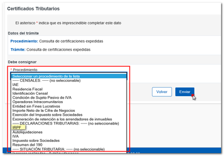 Como solicitar un certificado tributario de IRPF Como solicitar un certificado tributario de IRPF