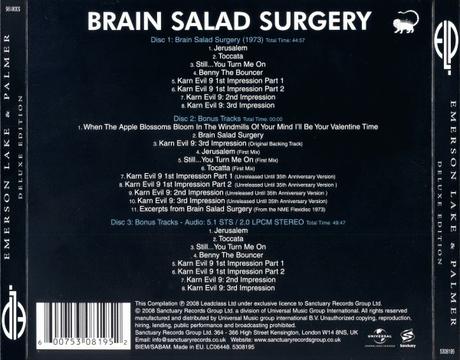 Emerson Lake and Palmer - Brain Salad Surgery Deluxe Edition (1973 - 1996)