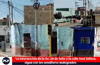 SEMÁFOROS MALOGRADOS REPRESENTAN TODO UN PELIGRO