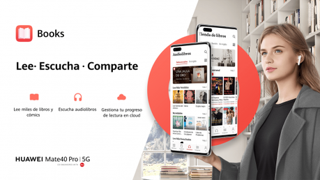 HUAWEI Libros incorpora audiolibros