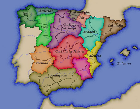 Regiones de España 1833-1978