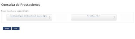 Consultar estado prestación SEPE