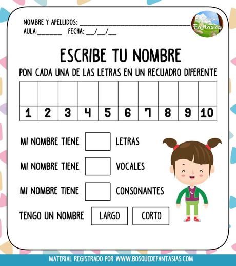 Cómo enseñar a leer y escribir a un niño de primaria Lectura de nombres