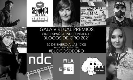 Gala Virtual Premios de Cine español Independiente Blogos de Oro 2021