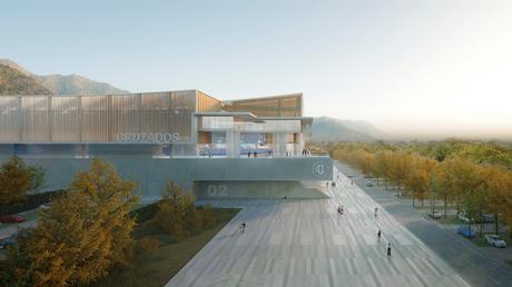 Proyecto de modernización del estadio chileno San Carlos de Apoquindo / IDOM Cruzados Stadium_boulevard exterior