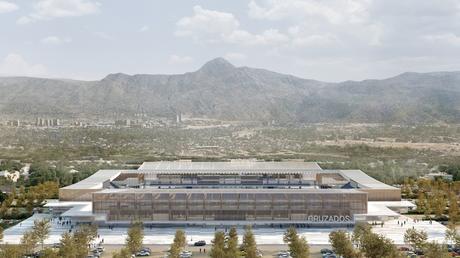 Proyecto de modernización del estadio chileno San Carlos de Apoquindo / IDOM Cruzados Stadium_0917_frontal aerial view