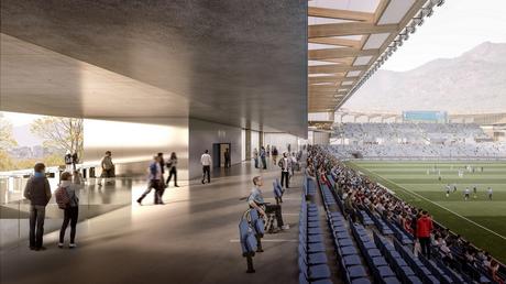 Proyecto de modernización del estadio chileno San Carlos de Apoquindo / IDOM Cruzados Stadium_0526_boulevard