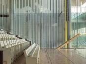 espectacular auditorio Banco Santander inaugurado Madrid, vidrio fabricado berciana Tvitec