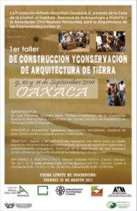 Primer Taller de Arquitectura de Tierra