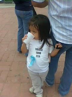 Semana Mundial Lactancia Materna Caracas -Venezuela, Feria Las Mercedes.