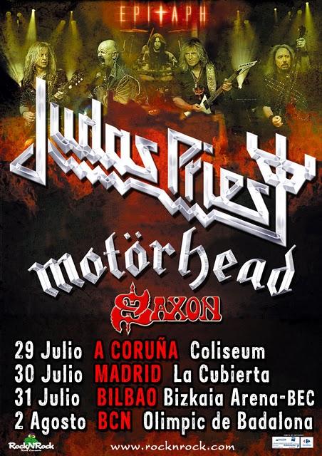 Judas Priest + Motörhead + Saxon (Bizkaia Arena - BEC - Barakaldo, 31/07/2011)