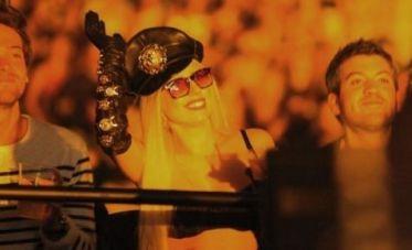 Gaga presente en el concierto de Spears