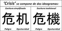 LA CRISIS ES TAMBIÉN UNA OPORTUNIDAD