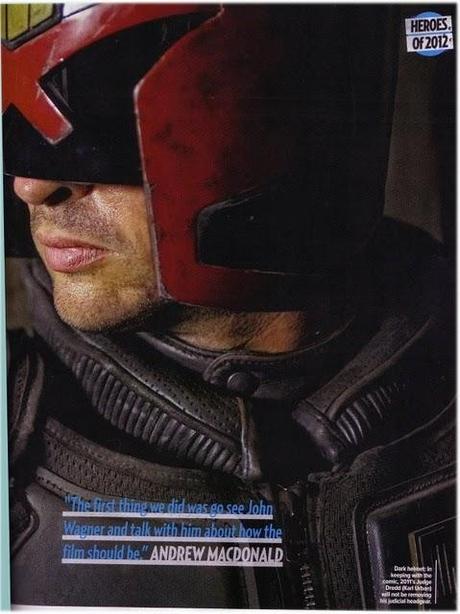 DREDD: Fotos de Judge Dredd en revista Empire