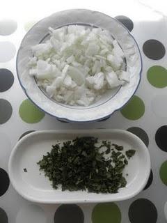 Judías verdes a la menta con pasas y almendras