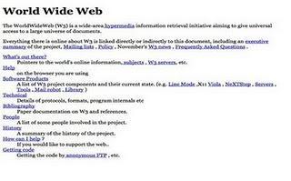 La primera página web del mundo cumple 20 años