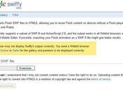 Google Swiffy Convertir archivos Flash Html5