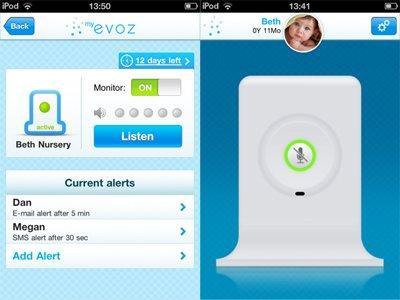 Con Evoz controla a tu bebé desde tu iPhone Con Evoz controla a tu bebé desde tu iPhone