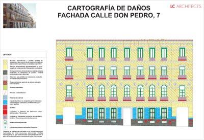 Restauración Fachada C/ Don Pedro, 7 - Madrid (Spain)